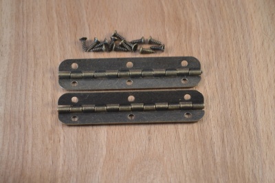 Box Hinges Antique Bronze (pair)